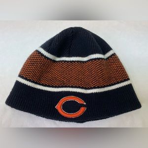 Chicago Bears 47 Brand Winter Hat Blue and Orange Beanie Cap NFL Football